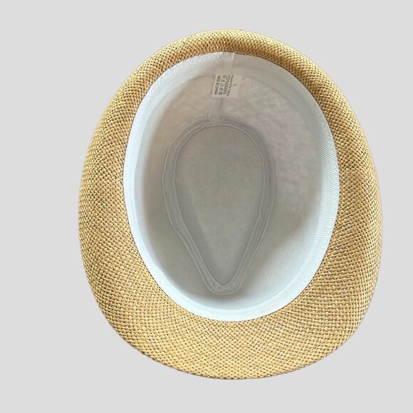 NWOT Fedora 100% Grass Hat for Men or Women (L), SKU 126 - Picture 2 of 7